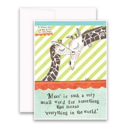 Giraffe Greeting Card