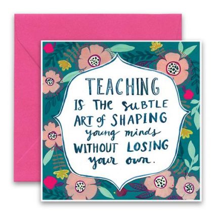 Shaping Young Minds Greeting Card