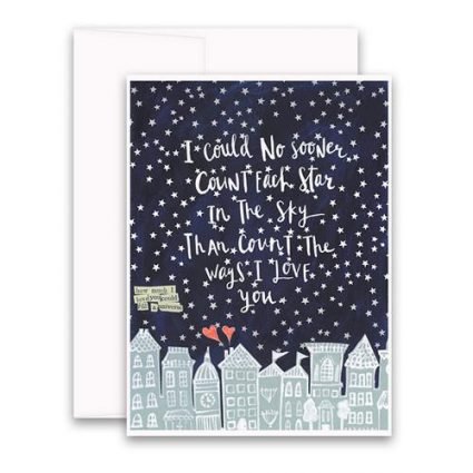 Count All The Stars Greeting Card