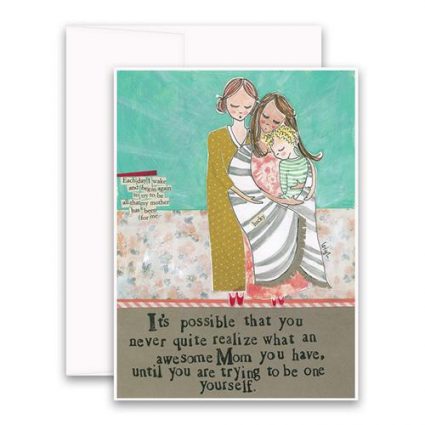 Awesome Mom Greeting Card