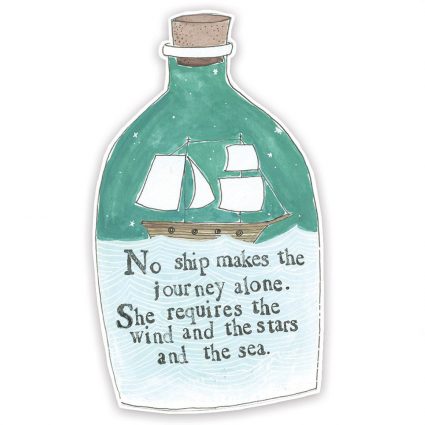 Message in a Bottle Magnet