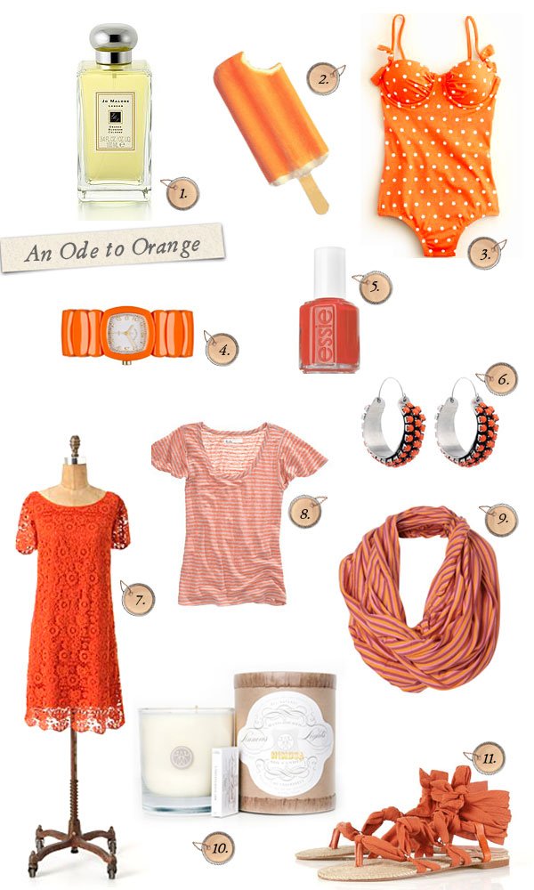 An Ode to Orange – Style Board