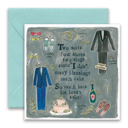 Two Suits Greeting Card