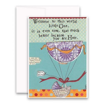 Welcome To The World Greeting Card