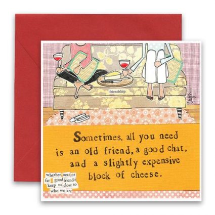 Block Of Cheese Greeting Card