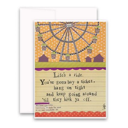 Life's a Ride Greeting Card