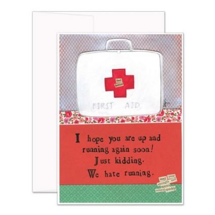 Hate Running Greeting Card