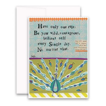 Peacock Greeting Card