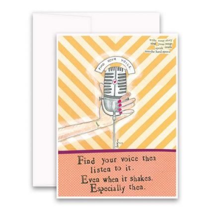 Find Your Voice Greeting Card