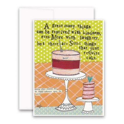 Require Cake Greeting Card