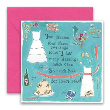 Two Dresses Greeting Card