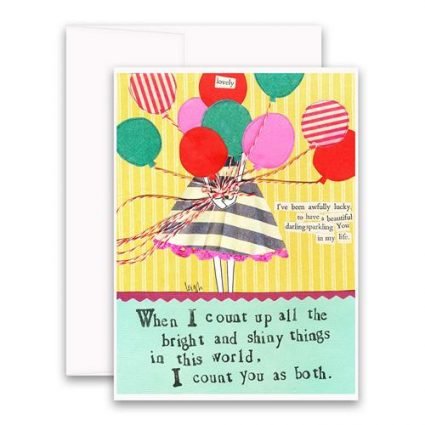 Bright & Shiny Things Greeting Card