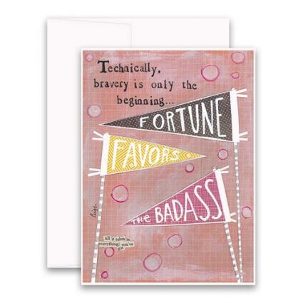 Fortune Favors Greeting Card