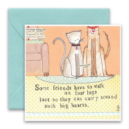 Four Legs Greeting Card