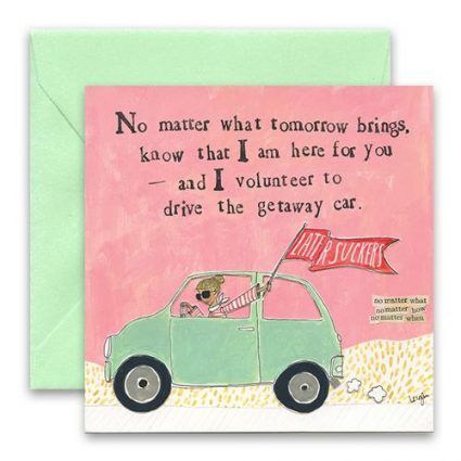 Getaway Car Greeting Card