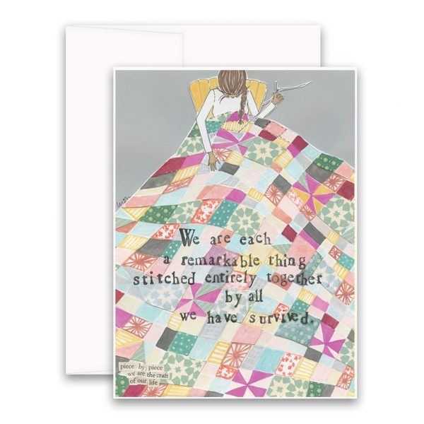 Stitched Together Greeting Card